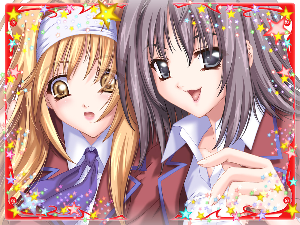 藤原 まどか&源本留美 ツーショットプリクラ